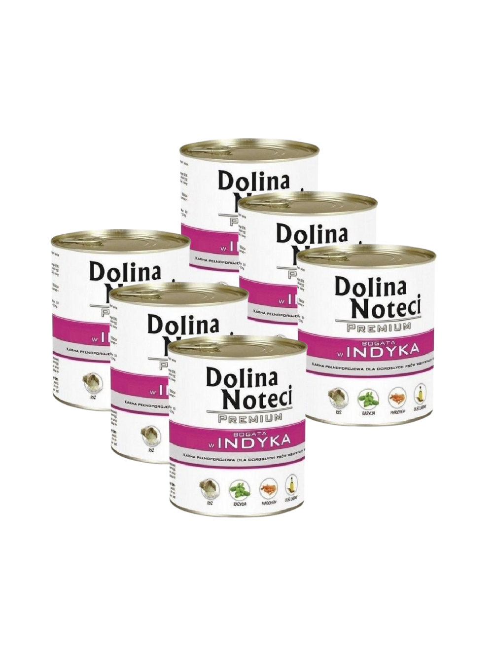 Dolina Noteci PREMIUM bogata w indyka 6 x 800g