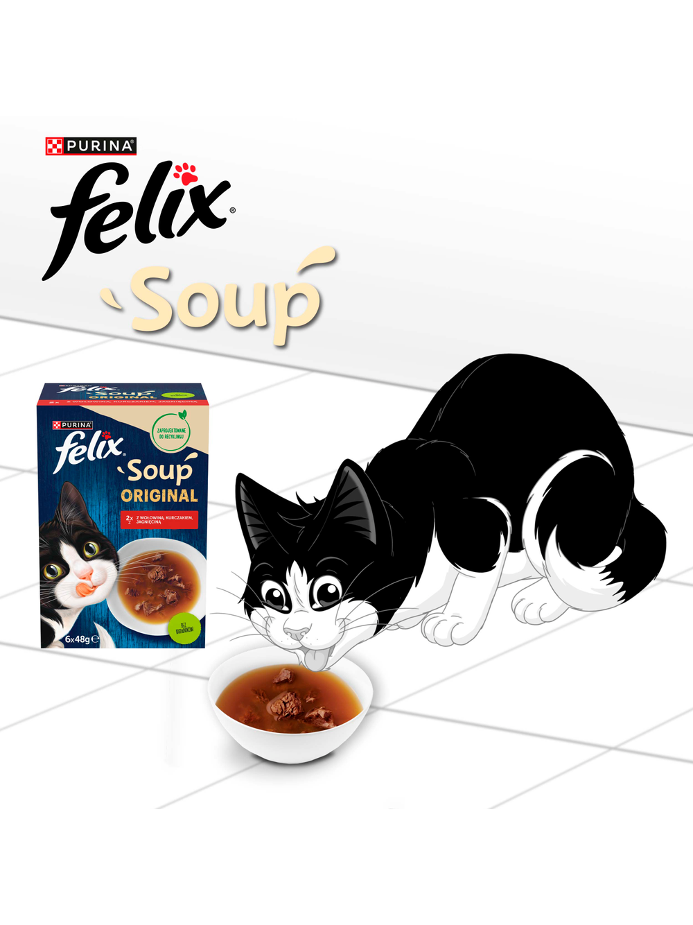 FELIX Soup Original Wiejskie smaki 6x48 g