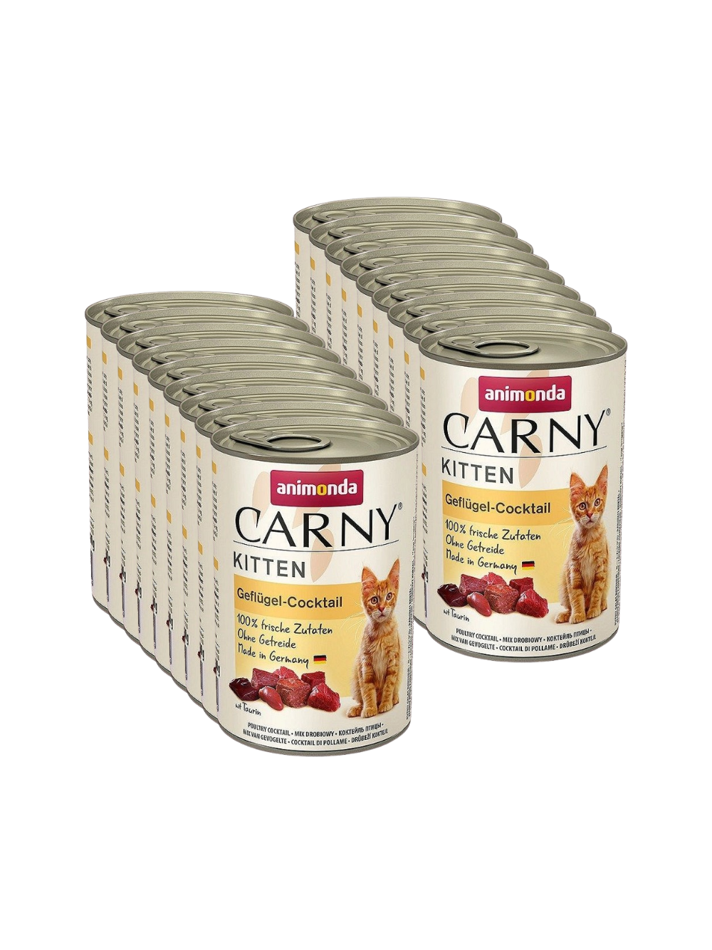 ANIMONDA Cat Carny Kitten smak: koktajl drobiowy 18x400g