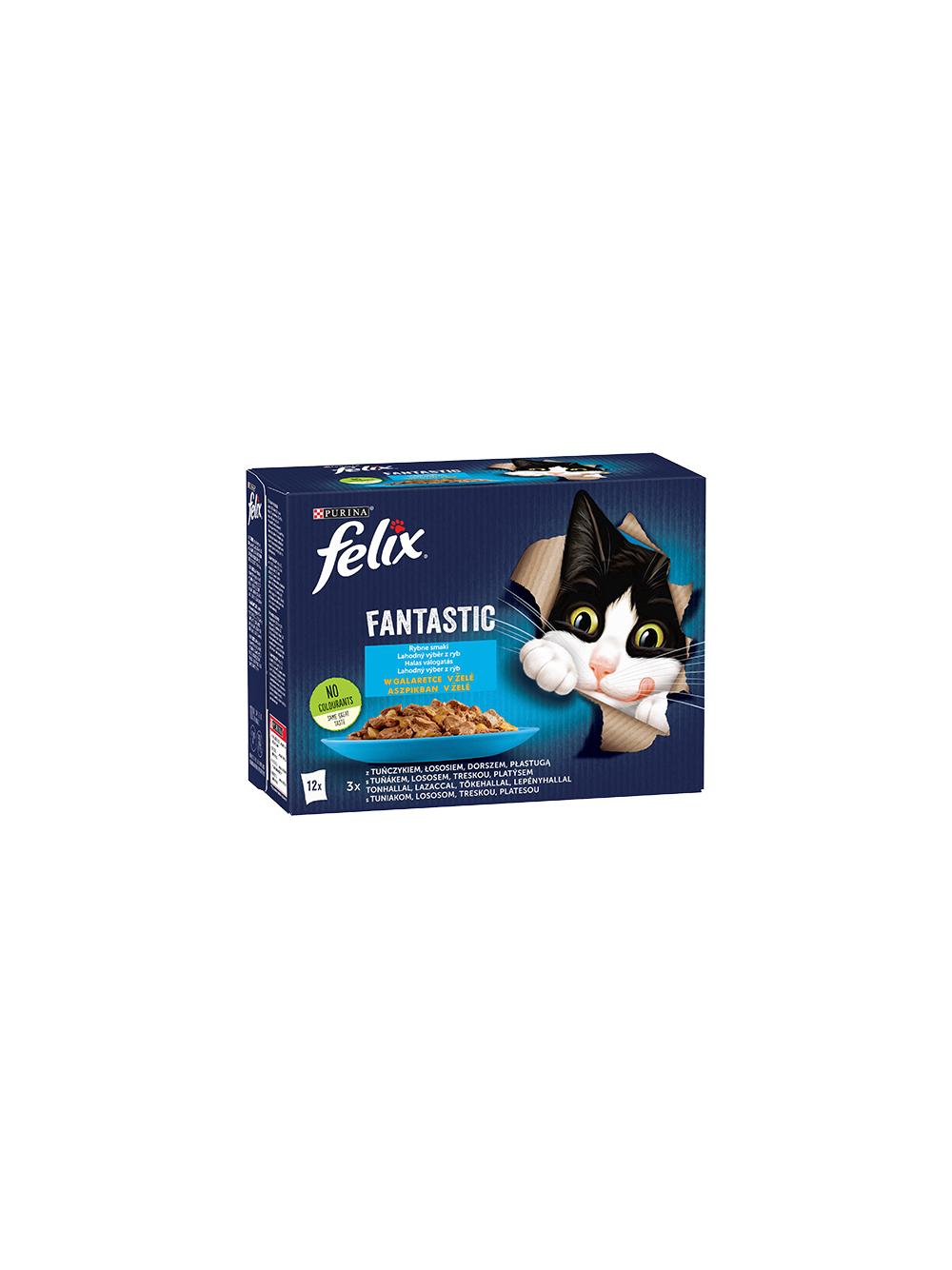FELIX Fantastic Rybne Smaki w galaretce: 12x85g