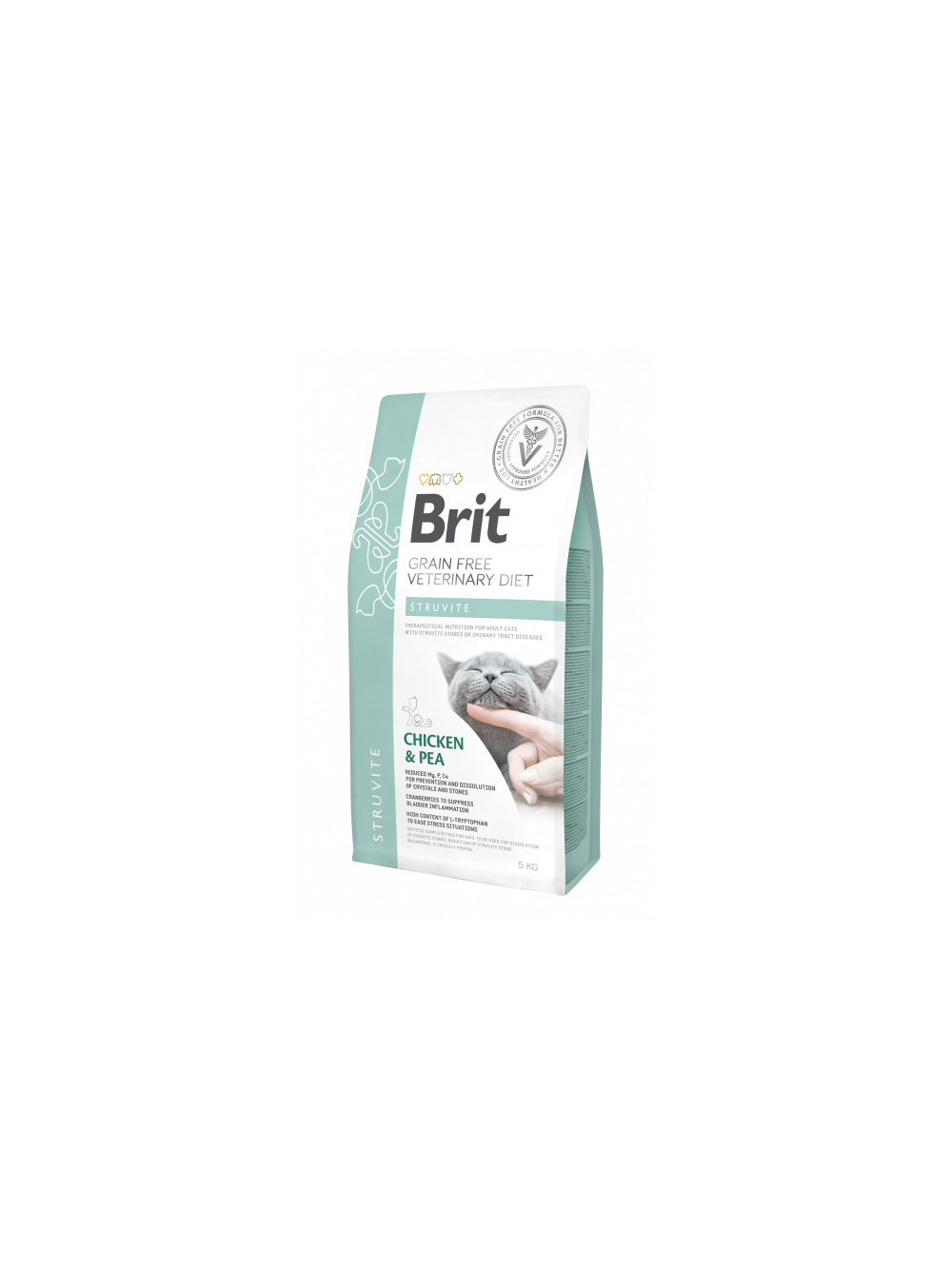 Brit gf veterinary diets cat Struvite 5kg  /Opakowanie uszkodzone (5765,5723,5961,5813,5944,6988)!!