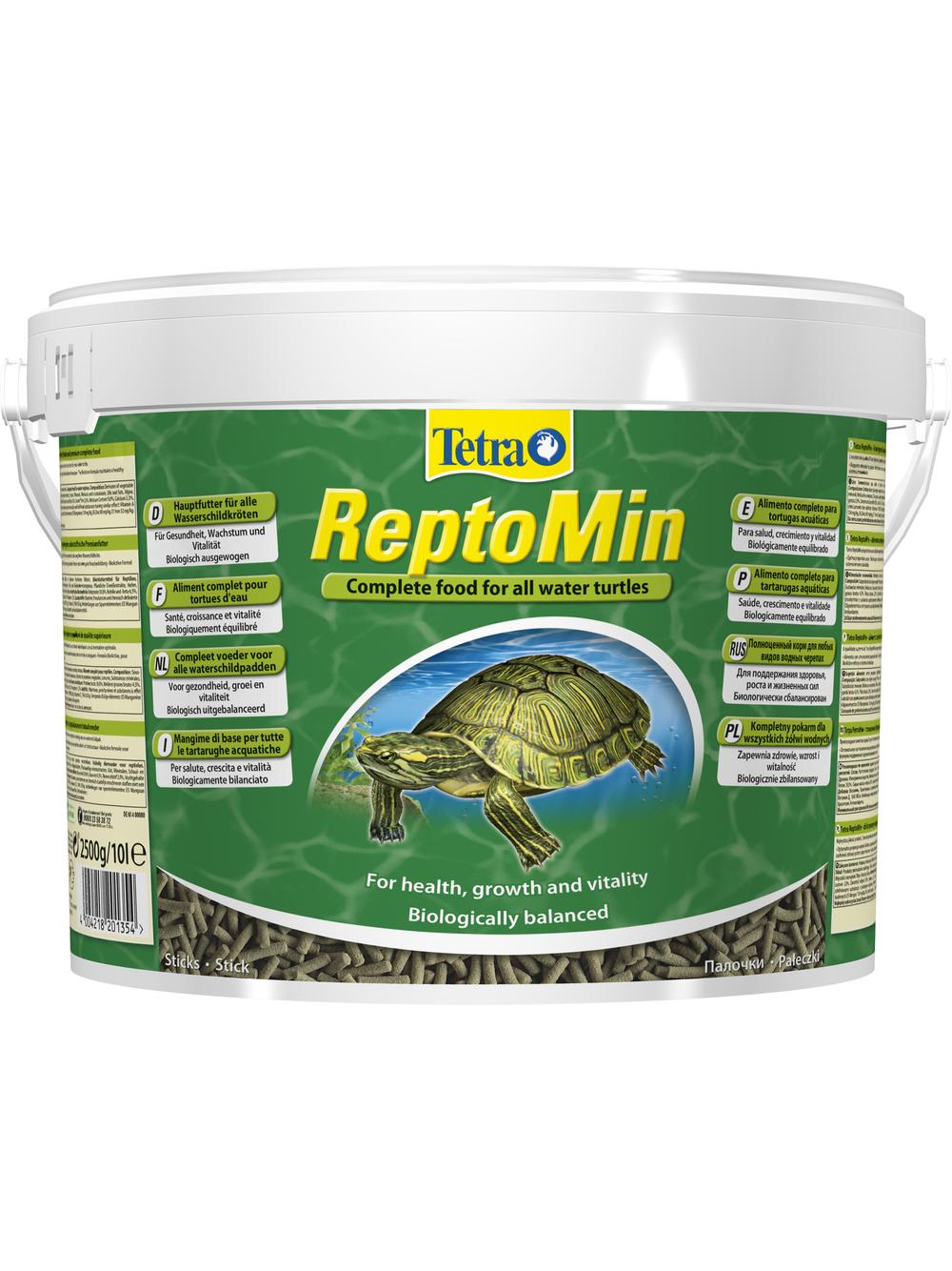 TETRA ReptoMin Sticks 10 l - wiaderko