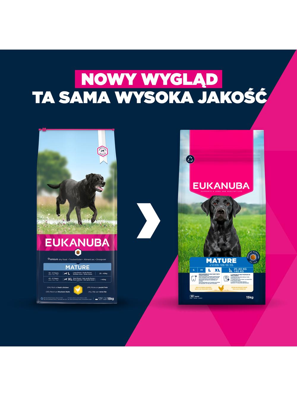 EUKANUBA Mature Large Breeds Kurczak 15 kg