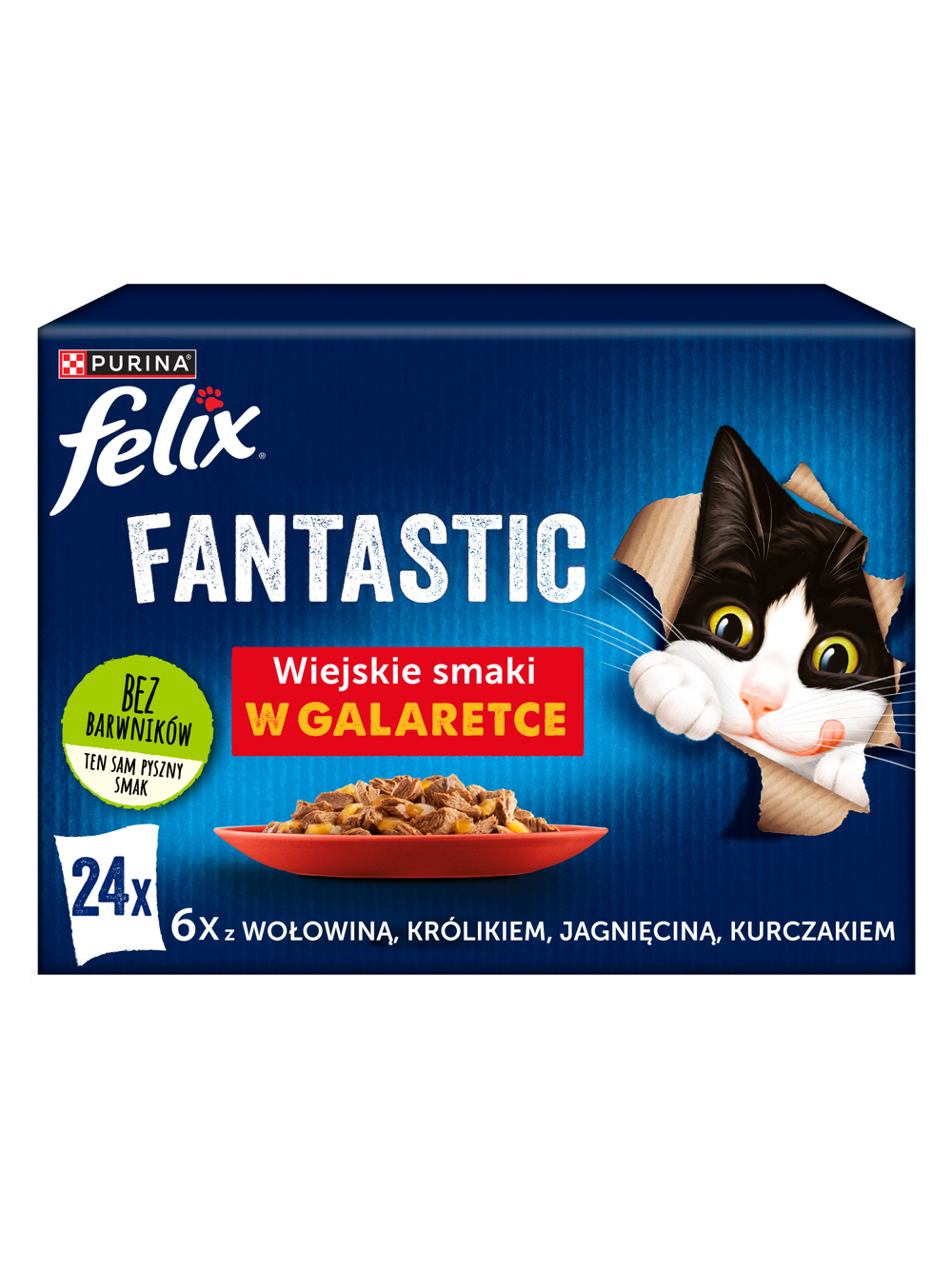 FELIX Fantastic Wiejskie Smaki w galaretce: 96x85g