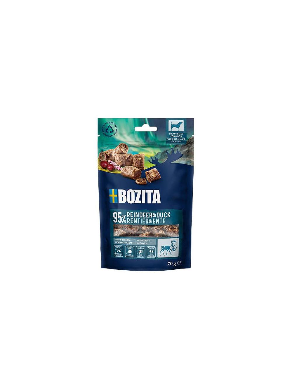 BOZITA Meaty Bites renifer z kaczką przysmak pies 70g