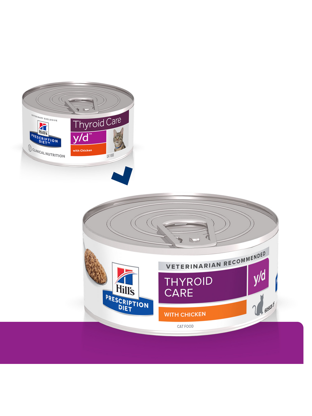 HILL'S PD Prescription Diet Feline y/d 12x156g - puszka