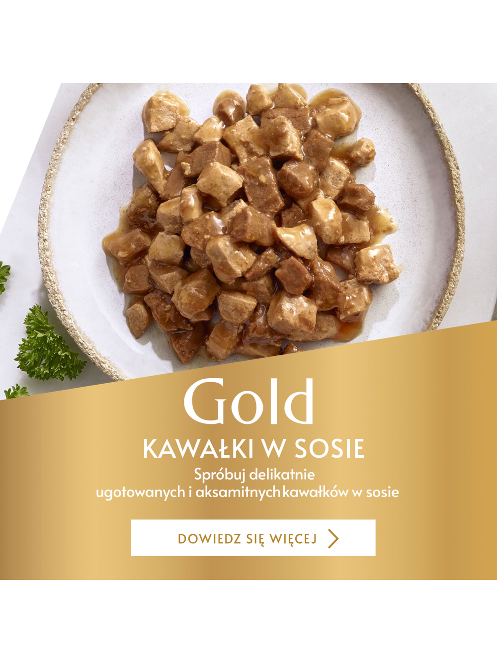 Purina Gourmet Gold Sauce Delight z wołowiną 24x85g