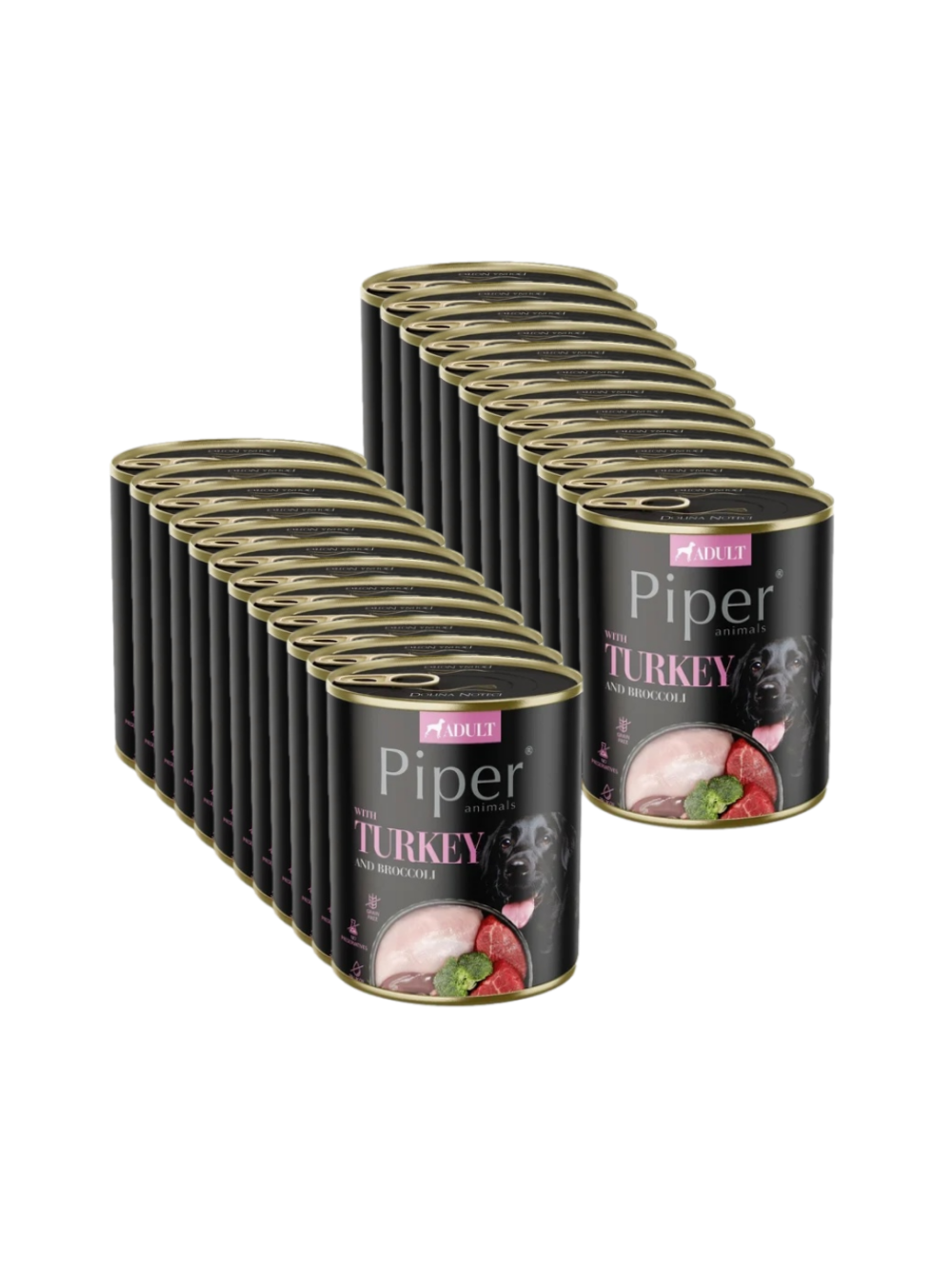 DOLINA NOTECI Piper dla psa z indykiem i brokułem 24x800g