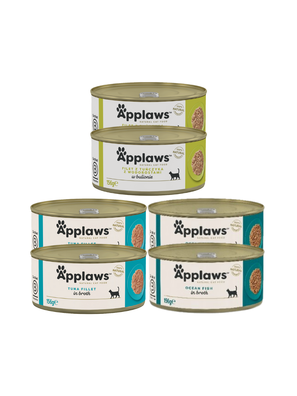 Applaws Cat Morskie Smaki 12x156g PUSZKA