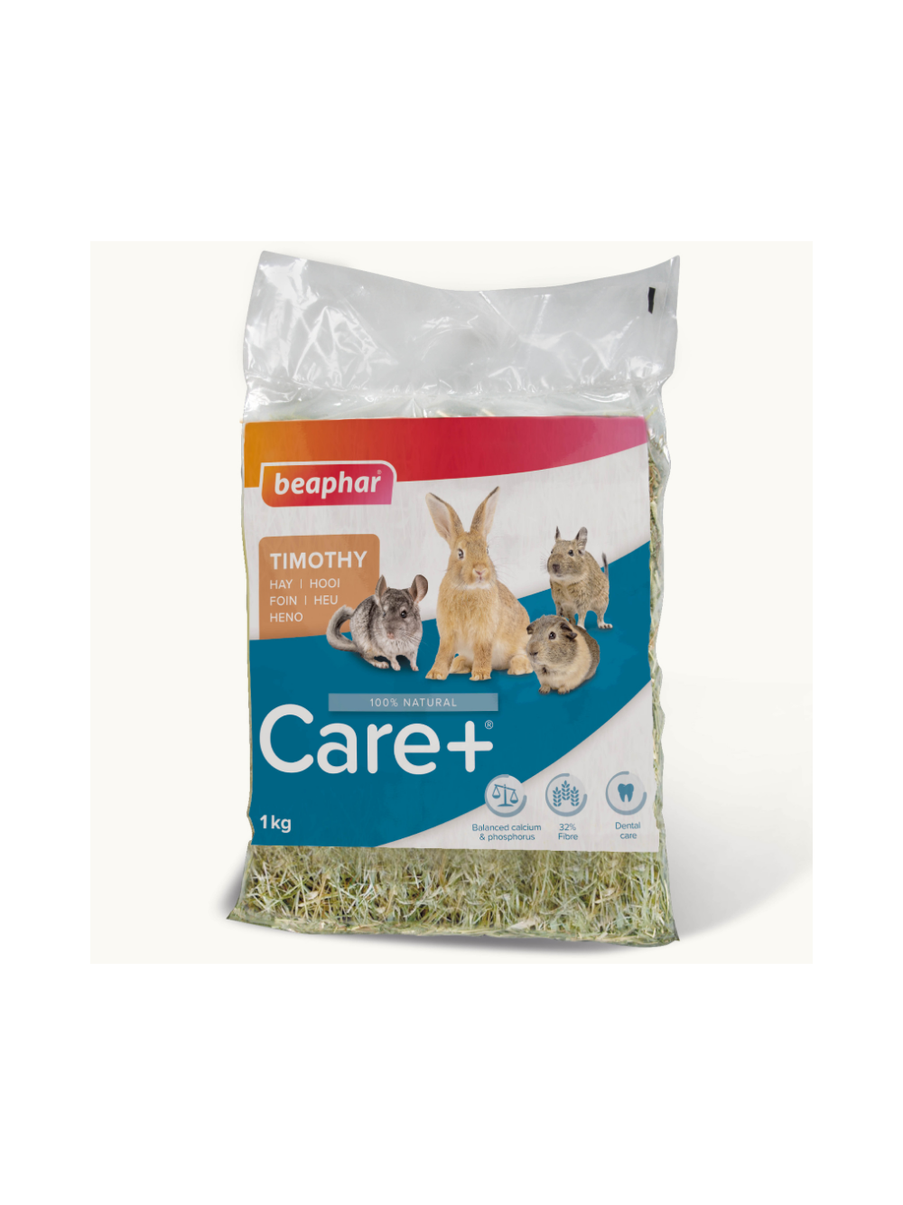 Beaphar CARE+ TIMOTHY 1KG - sianko z tymotką łąkową