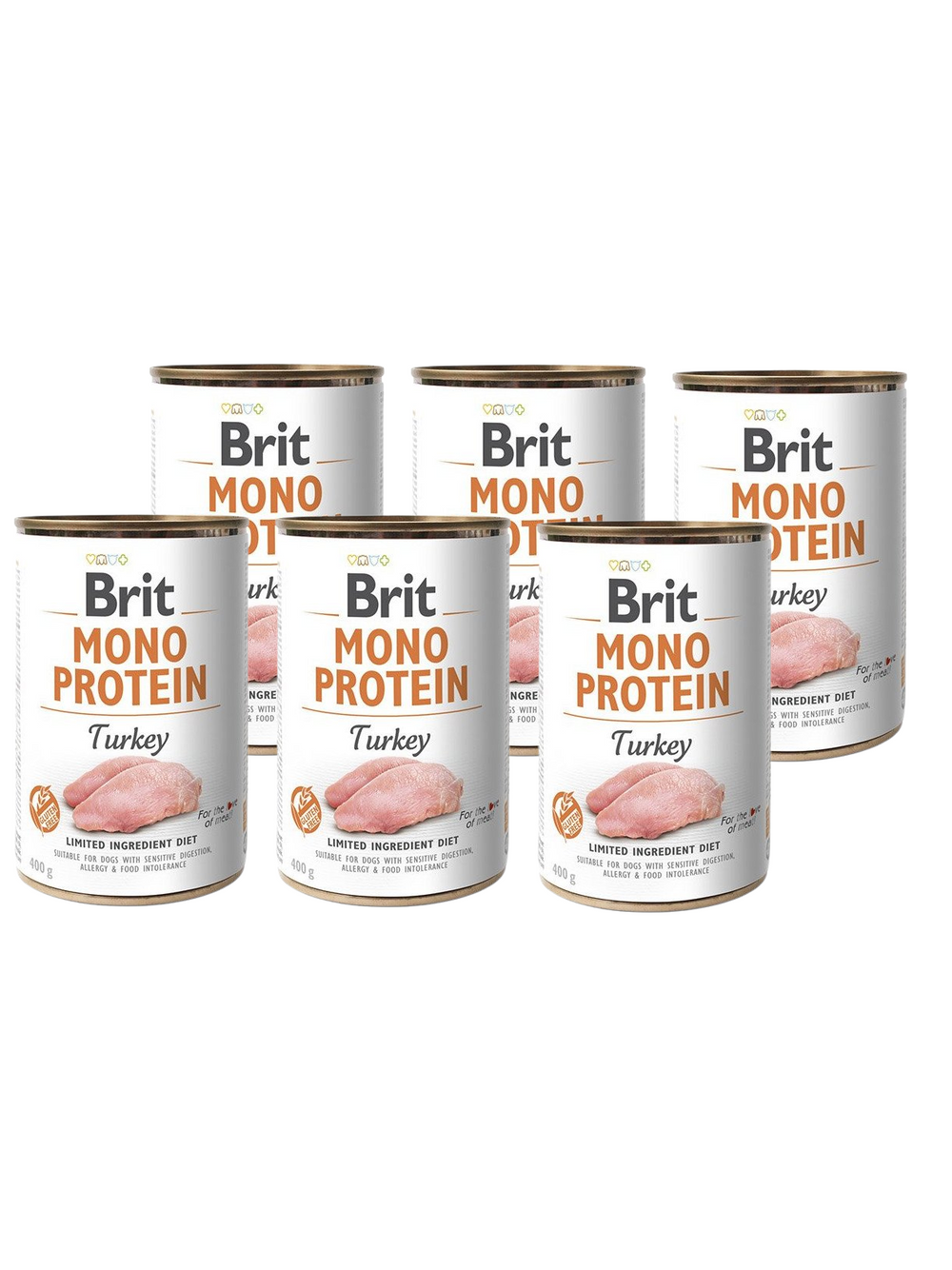 BRIT MONO PROTEIN TURKEY 6x400g