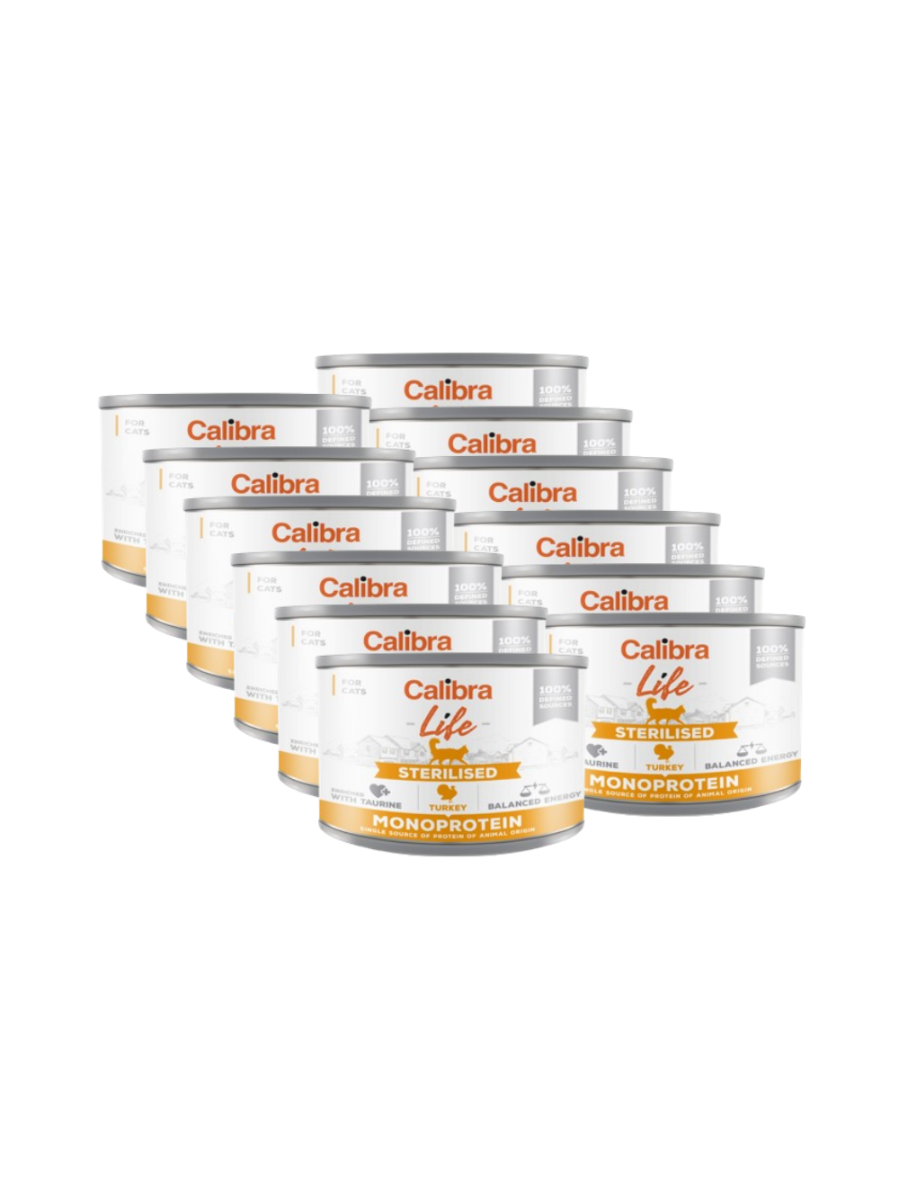 CALIBRA Cat Life Sterilised Turkey 12x200g