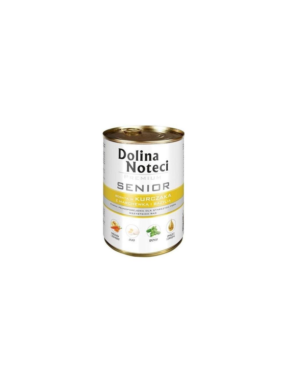Dolina Noteci PREMIUM Senior Kurczak z marchewką i bazylią 400g