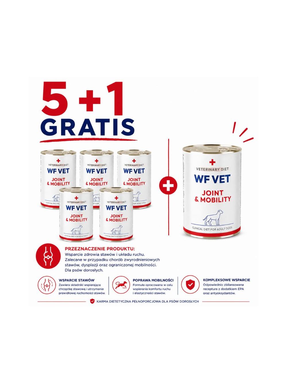 WF VET Joint & Mobility dog 6x400g
