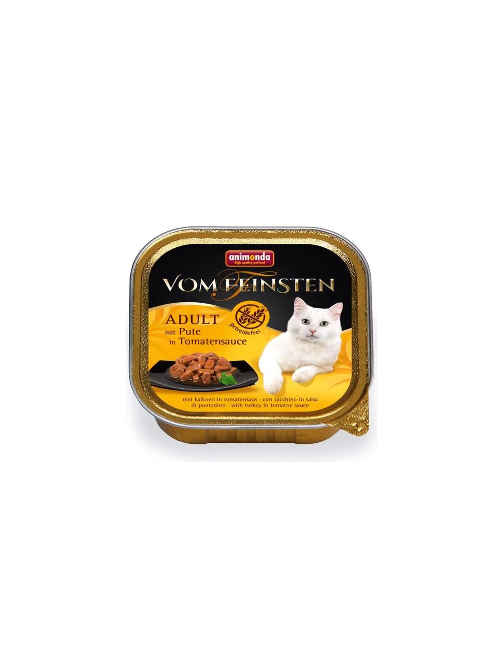 ANIMONDA Cat Vom Feinsten adult NoGrain Indyk w sosie pomidorowym 6x100g