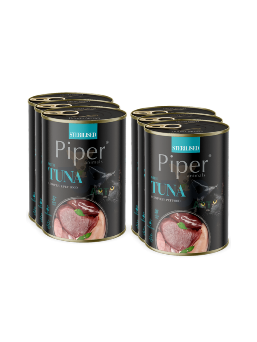 DOLINA NOTECI Piper dla kotów sterylizowanych z tuńczykiem 6x400g