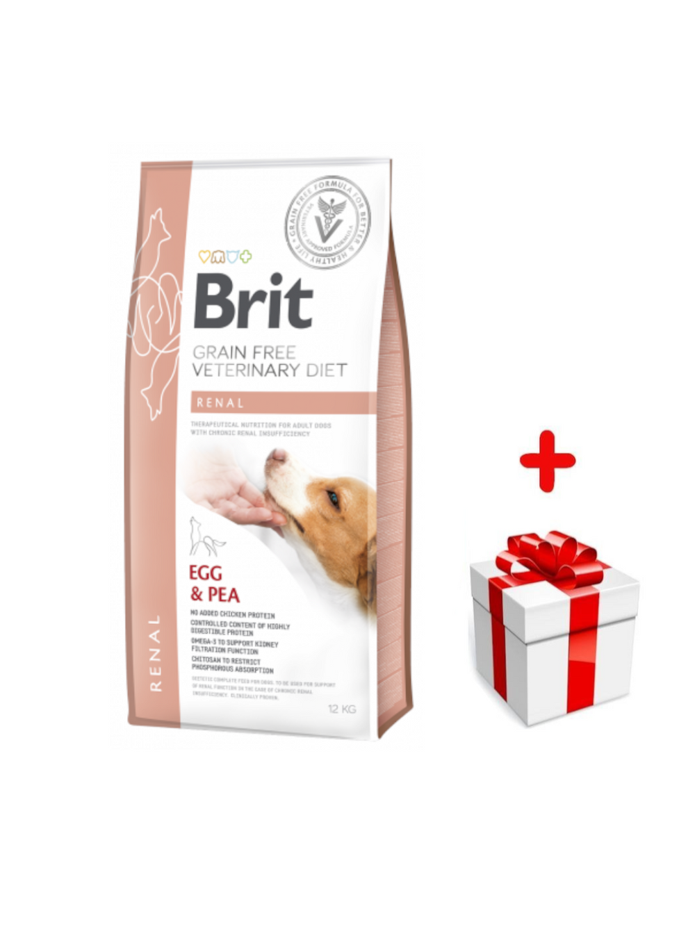 Brit gf veterinary diets dog Renal 12kg + niespodzianka dla psa GRATIS!