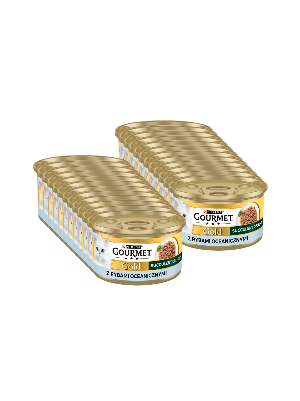 Purina Gourmet Gold Succulent Delights z rybami oceanicznymi 24x85g
