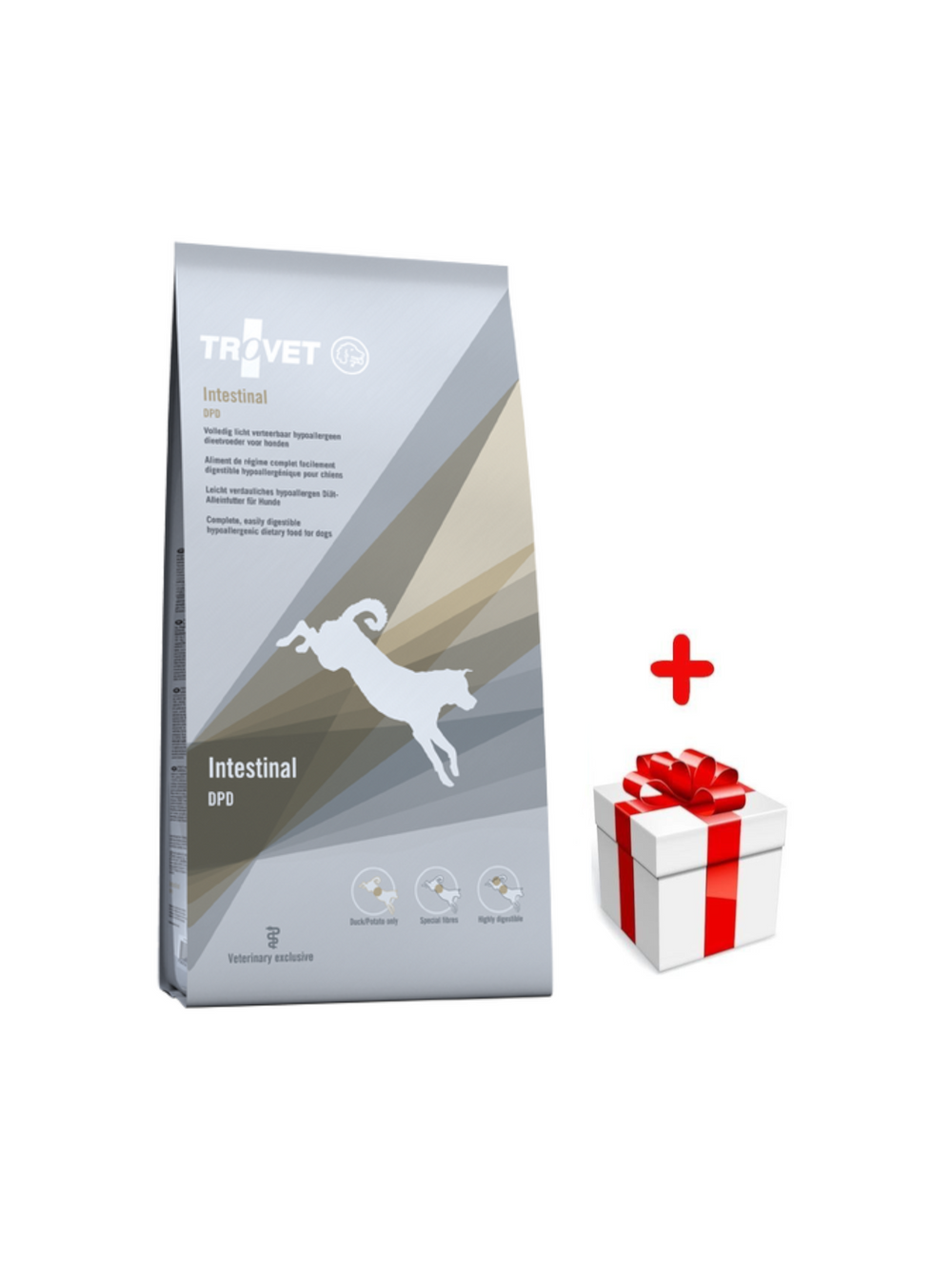 Trovet DPD Intestinal - Duck & Potato (dla psa) 3kg + niespodzianka dla psa GRATIS!