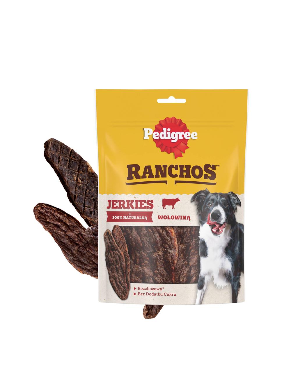 PEDIGREE Ranchos bezzbożowe przysmaki dla psa z wołowiną 7x70g