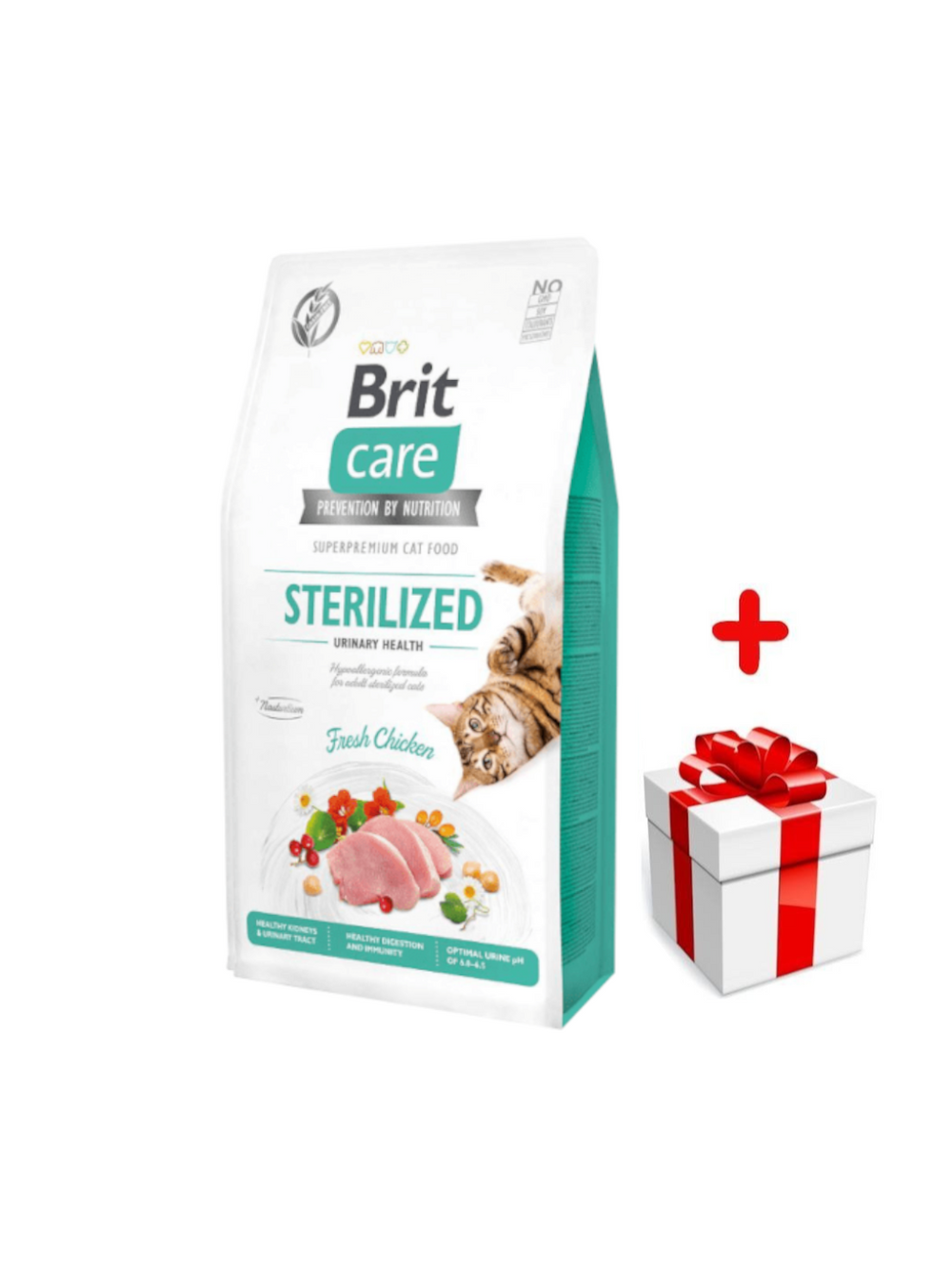 BRIT Care Cat  Grain-Free Sterilised Urinary Health 2kg + niespodzianka dla kota GRATIS!