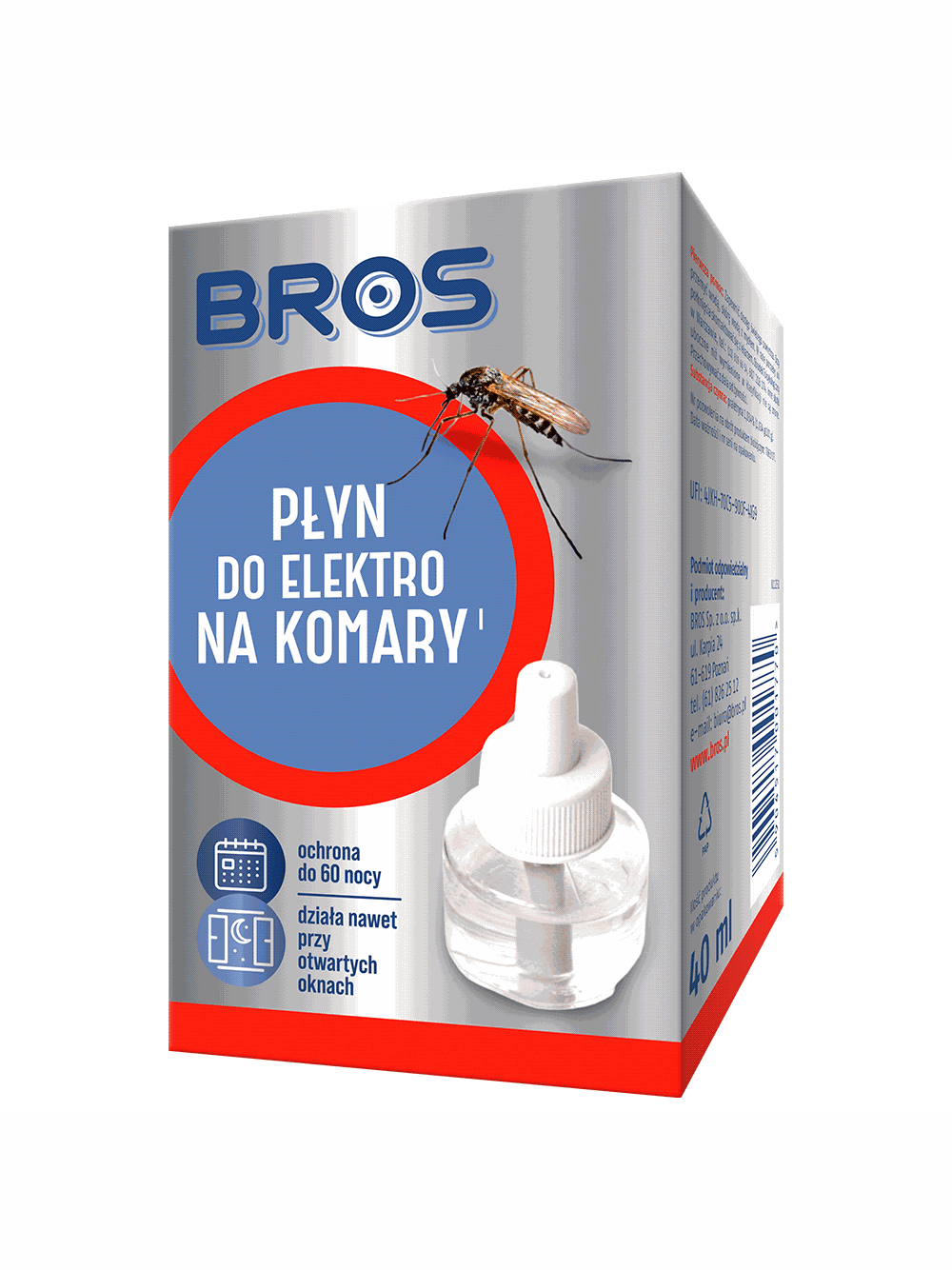 BROS - płyn do elektro na komary 60 nocy