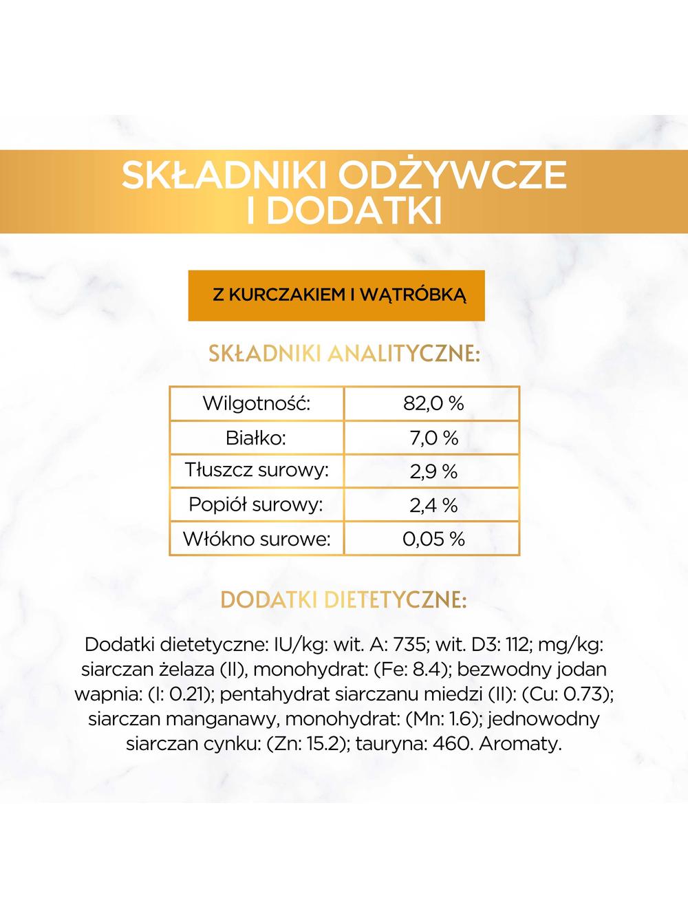 Purina Gourmet Gold kurczak/ wątróbka w sosie 72x85g