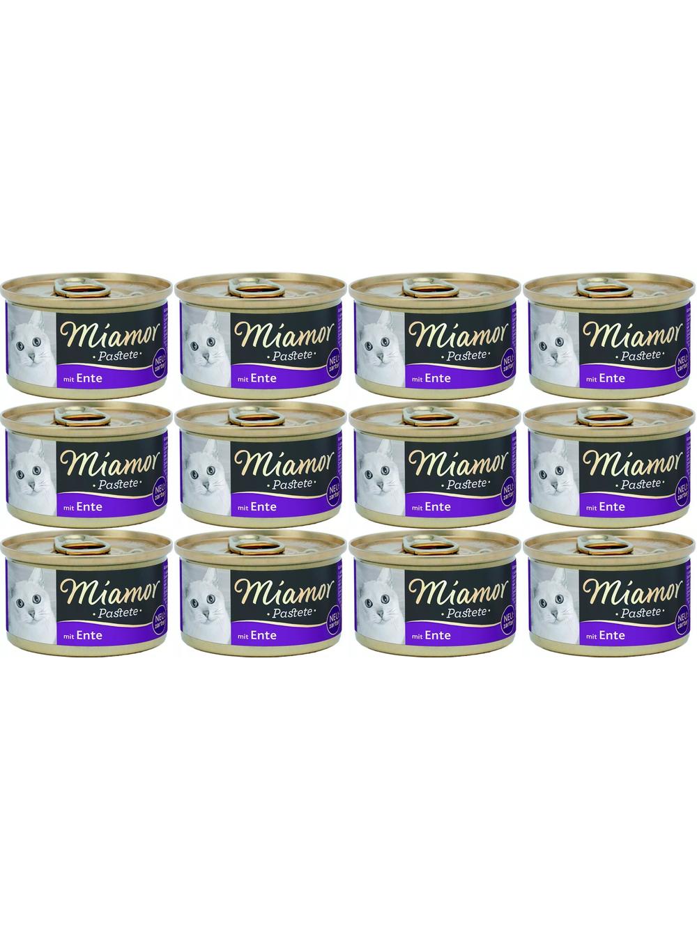 Miamor Pastete kaczka 12x85g puszka