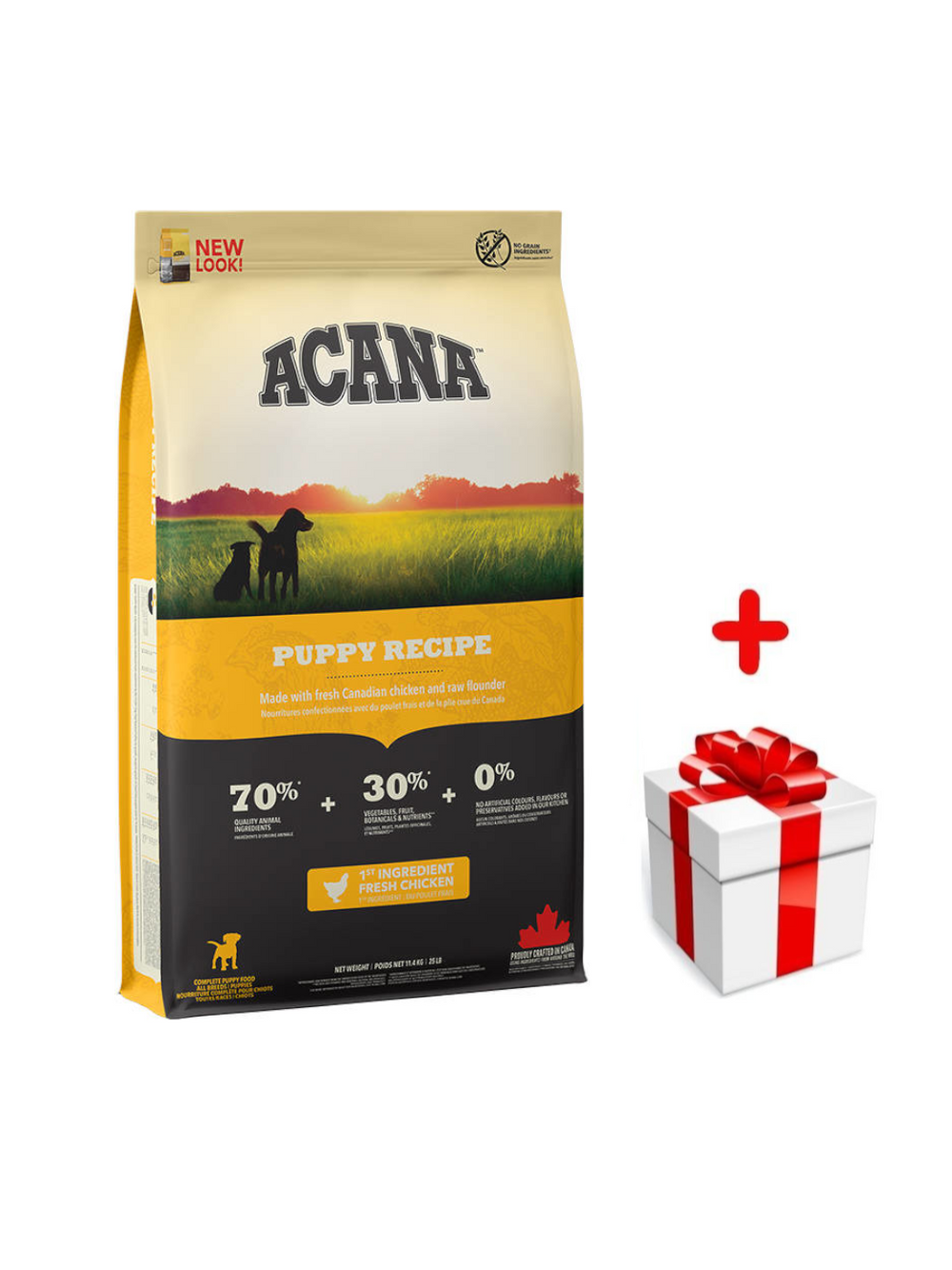 ACANA Puppy Junior 11,4kg + niespodzianka dla psa GRATIS!