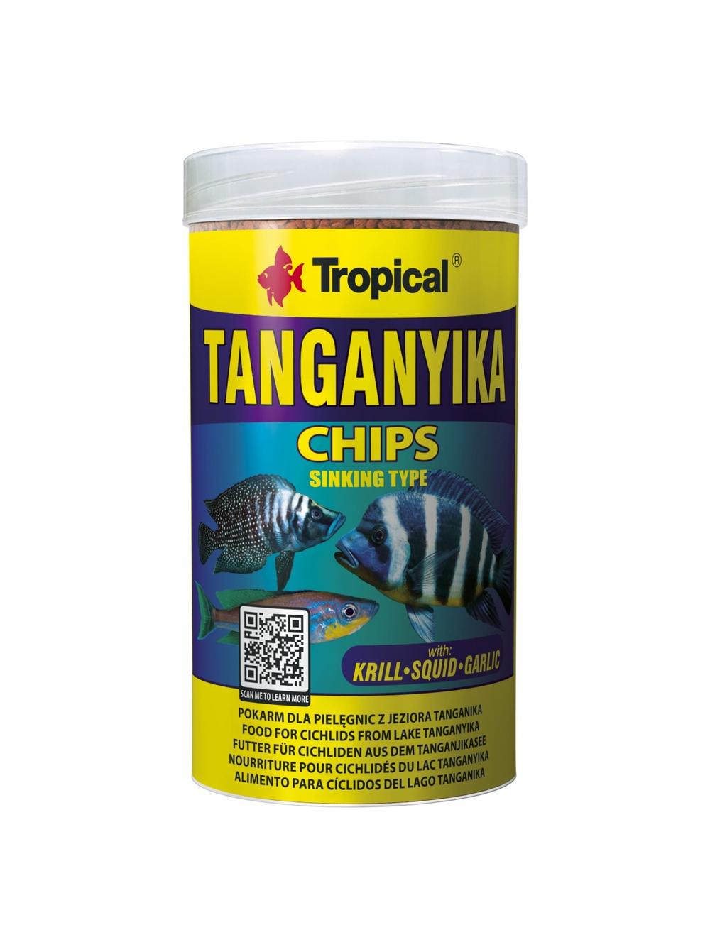 TROPICAL TANGANYIKA CHIPS 250ML/130G