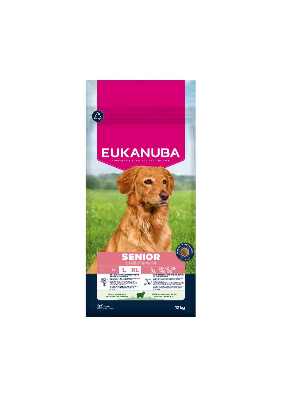 EUKANUBA Mature&Senior Large Lamb & Rice 12kg