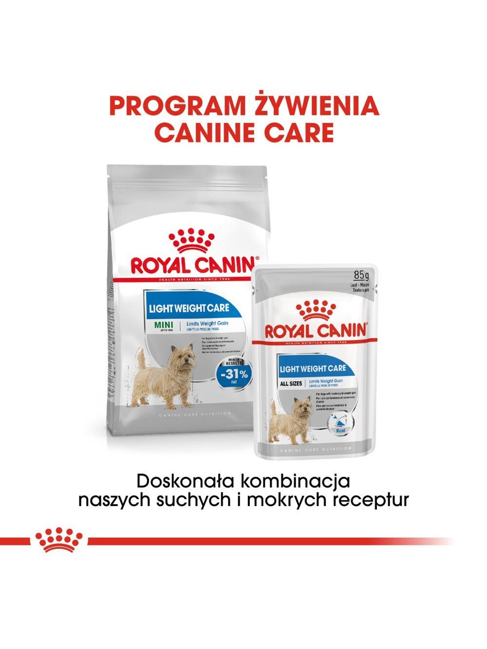 ROYAL CANIN CCN Mini Light Weight Care 8kg + niespodzianka dla psa GRATIS!