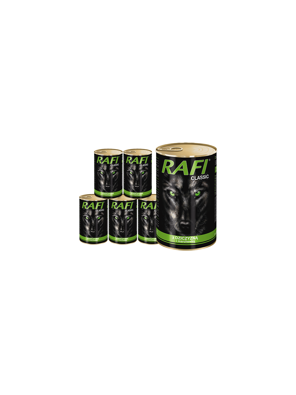 Rafi Classic z Dziczyzną i Marchewką w Sosie 6x1240g