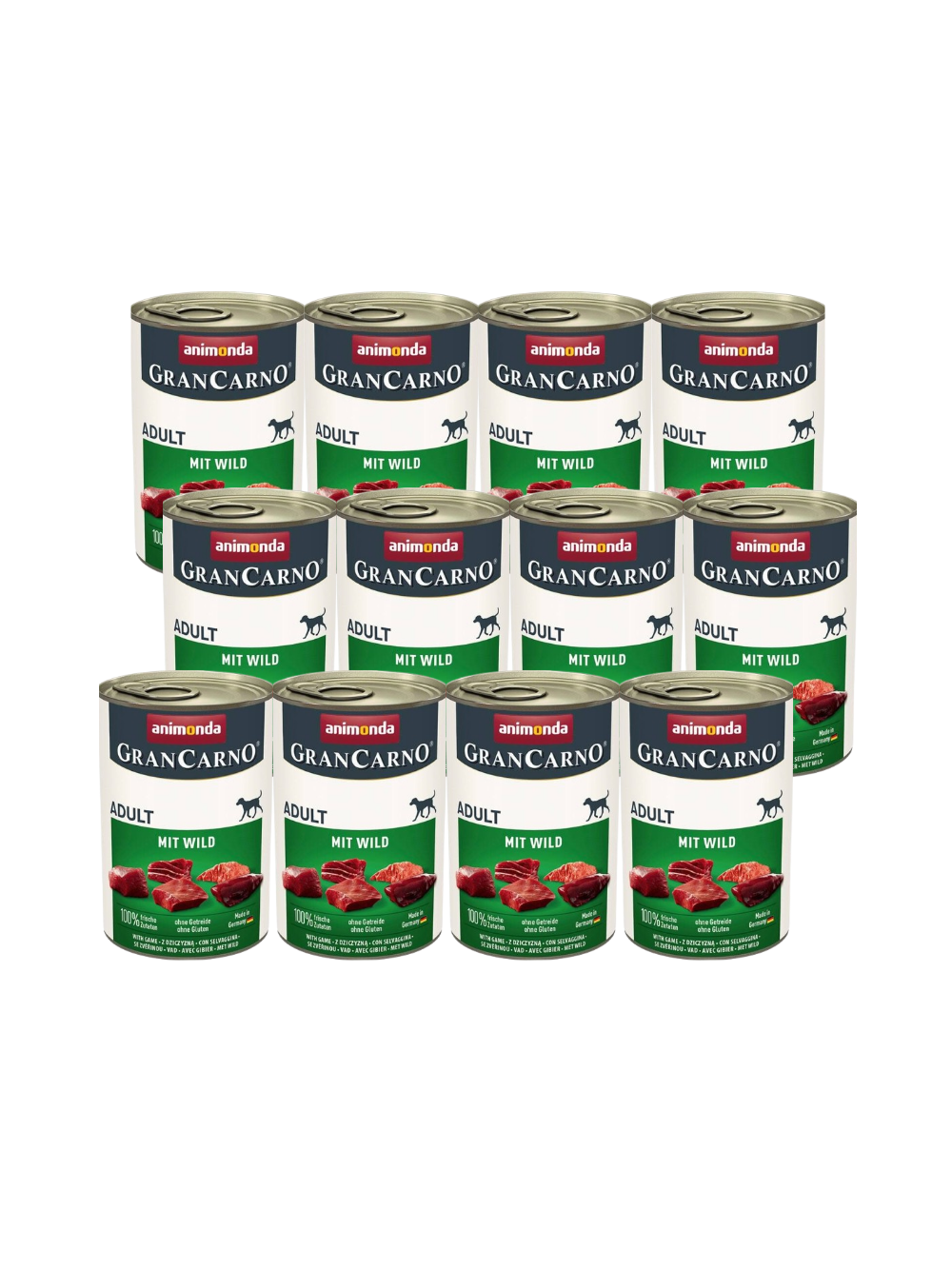 ANIMONDA GranCarno Adult Dog smak: Dziczyzna 12x400g