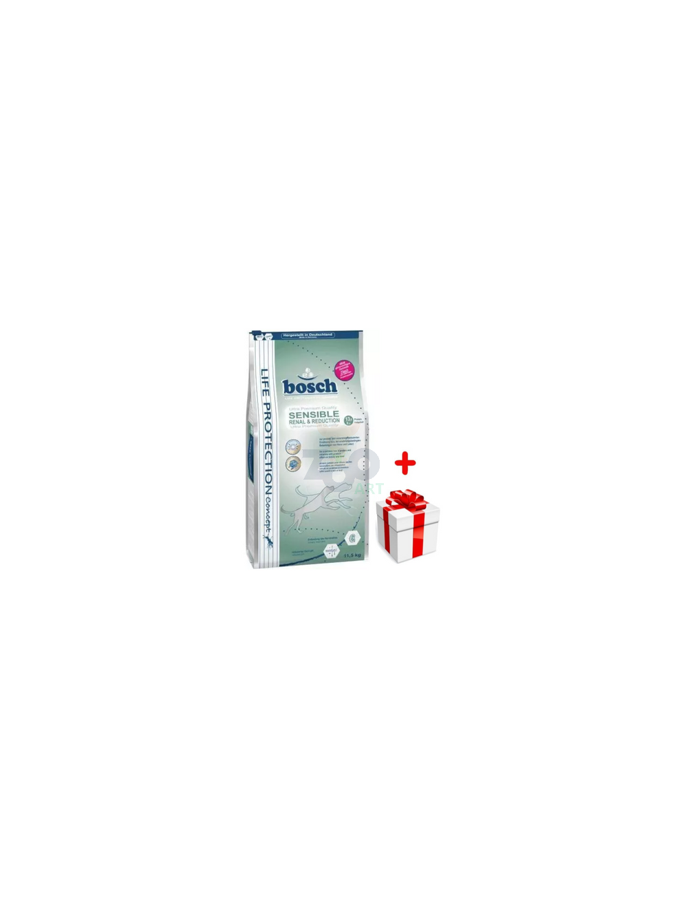 BOSCH Sensible Renal & Reduction - sucha karma dla psów dorosłych 11,5kg + niespodzianka dla psa GRATIS!