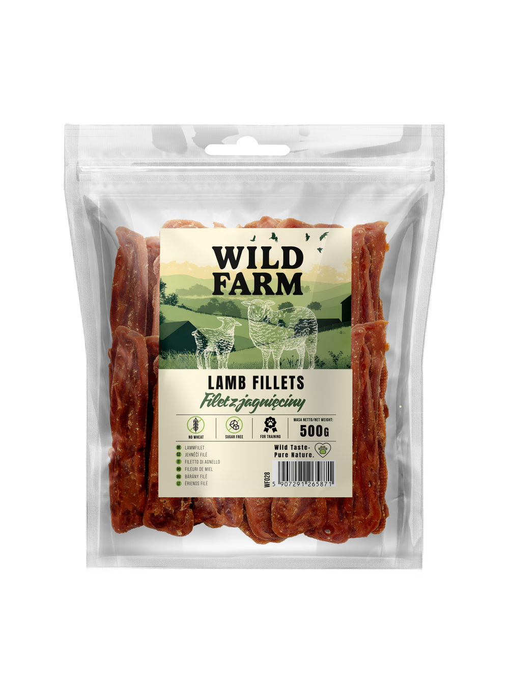 WILD FARM filet z jagnięciny 500g przysmak dla psa