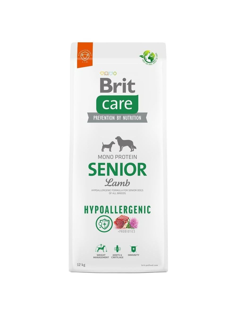 BRIT CARE Hypoallergenic Senior Lamb 12kg