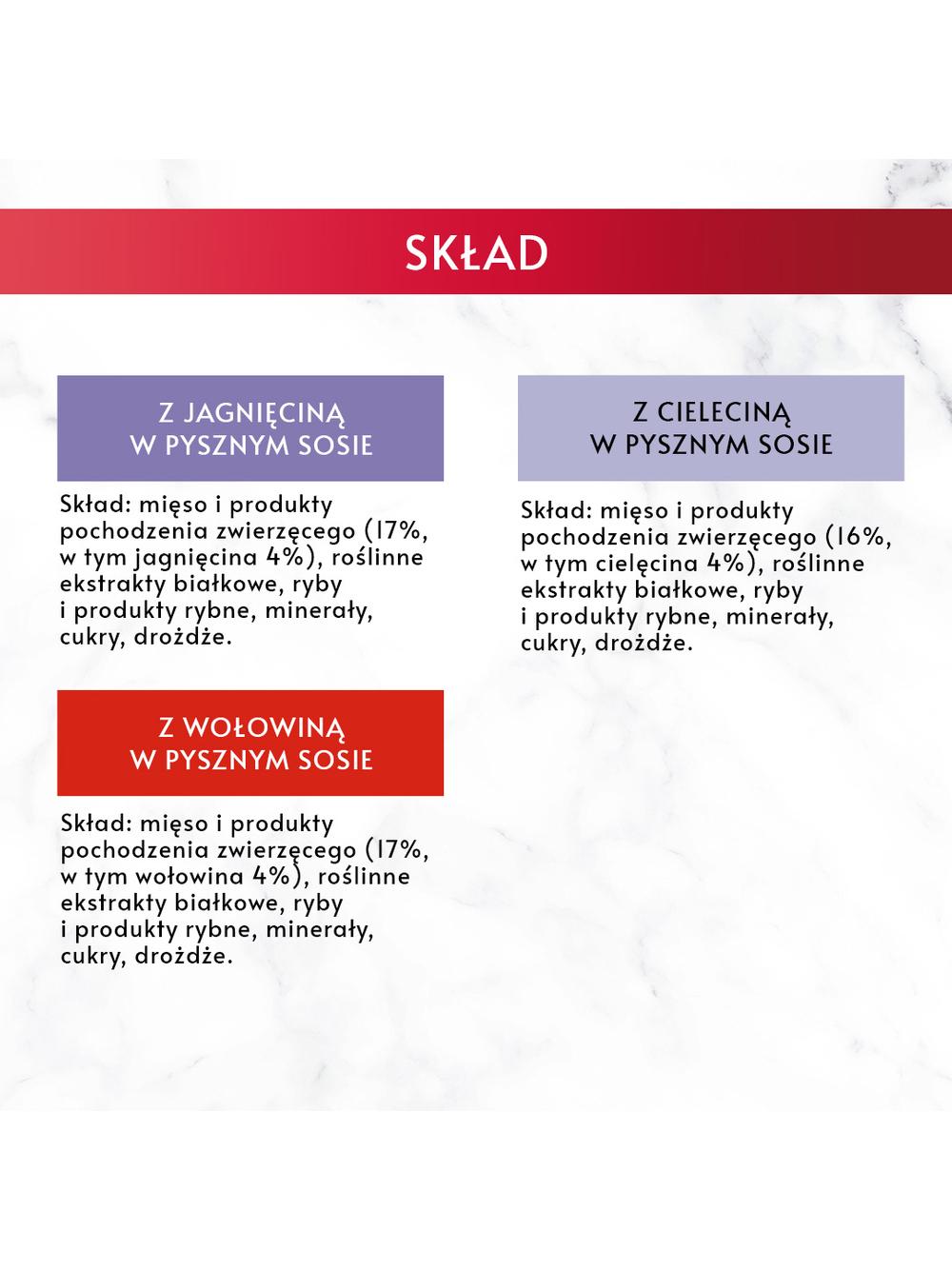 GOURMET mon Petit Pokarm dla kotów - MIX Mięsny 36x50g