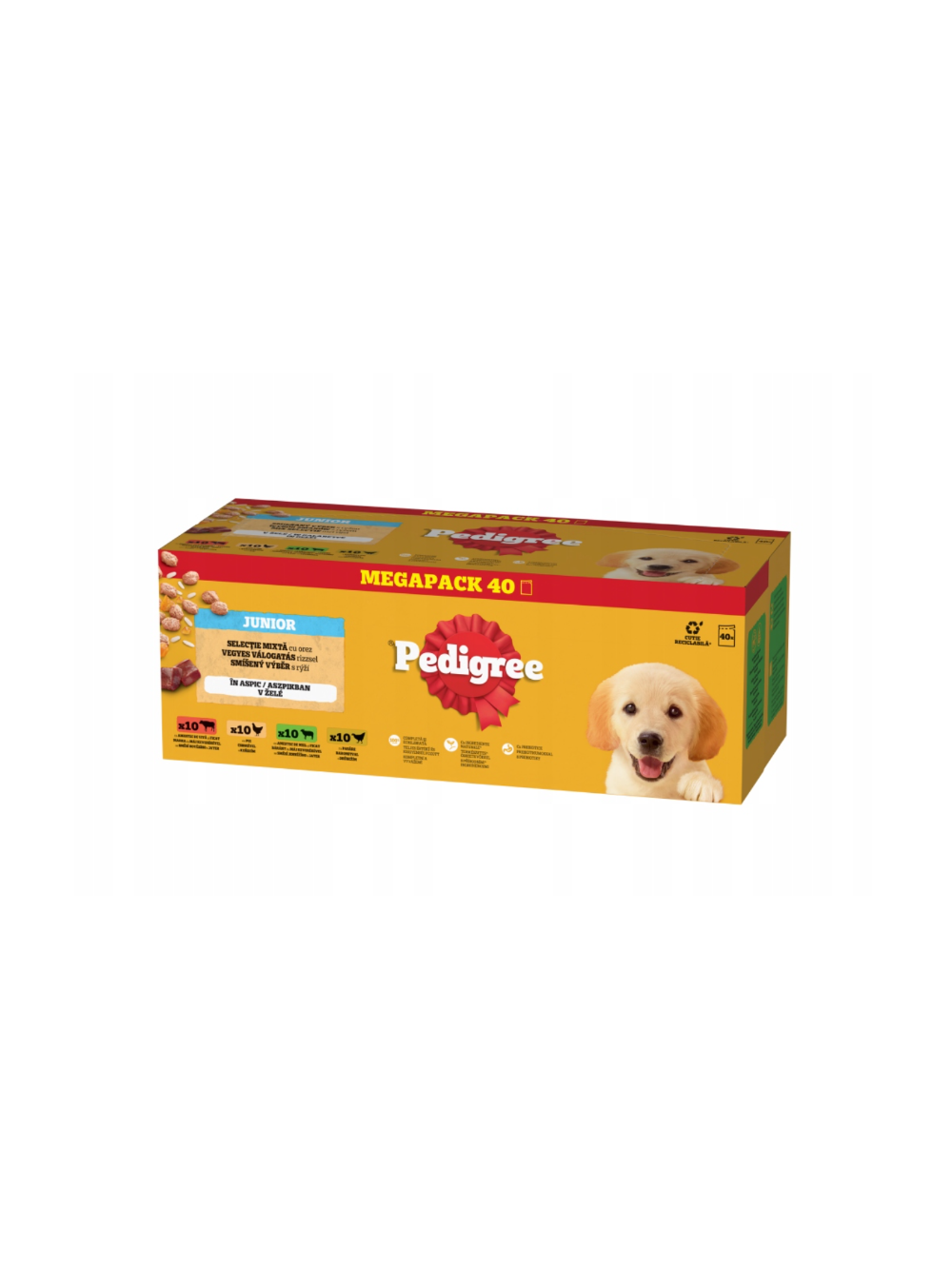 PEDIGREE Junior mokra karma dla szczeniąt w galaretce 40x100g