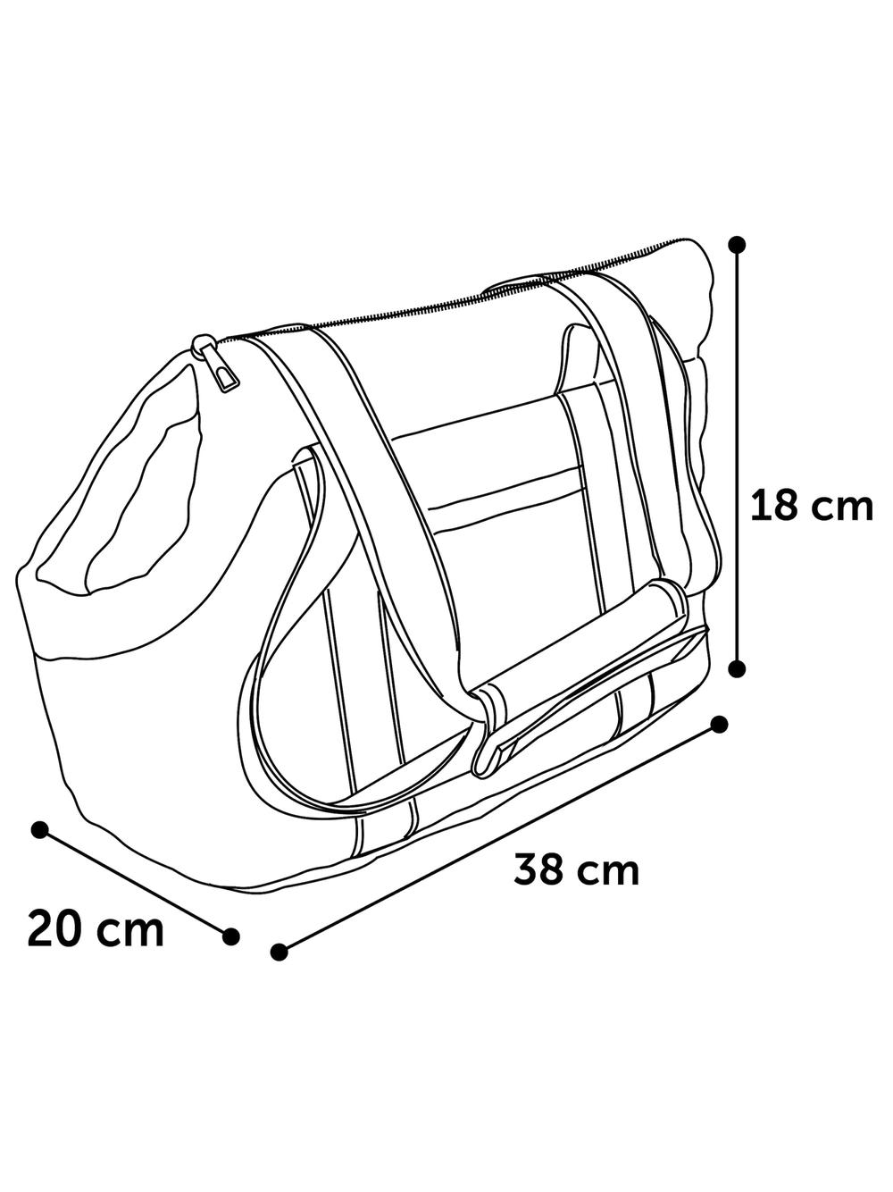FLAMINGO- Torba transportowa Bailey czarna