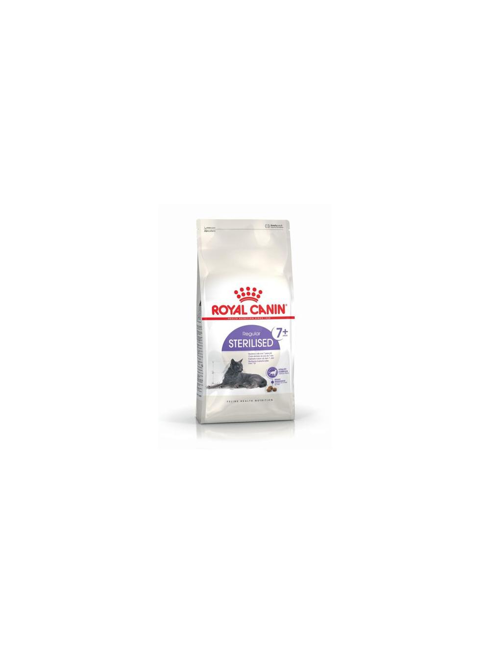 ROYAL CANIN  Sterilised +7 10kg karma sucha dla kotów dorosłych, od 7 do 12 roku życia życia, sterylizowanych + niespodzianka dla kota GRATIS!