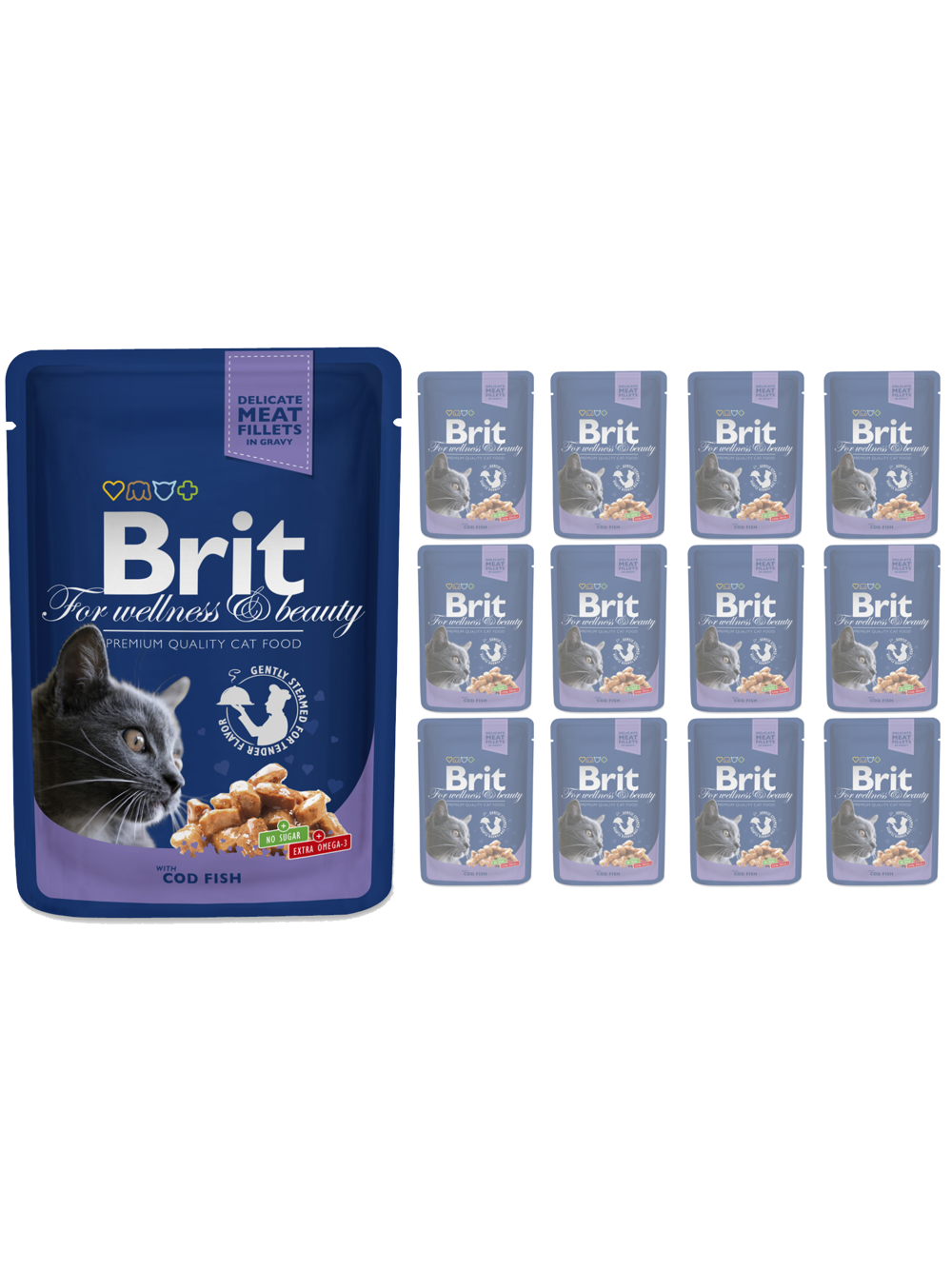 BRIT Cat Fish DORSZ 12x100g