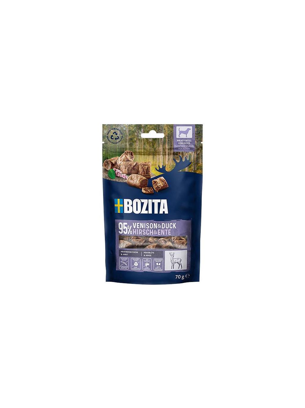 BOZITA Meaty Bites kaczka z dziczyzną przysmak pies 70g