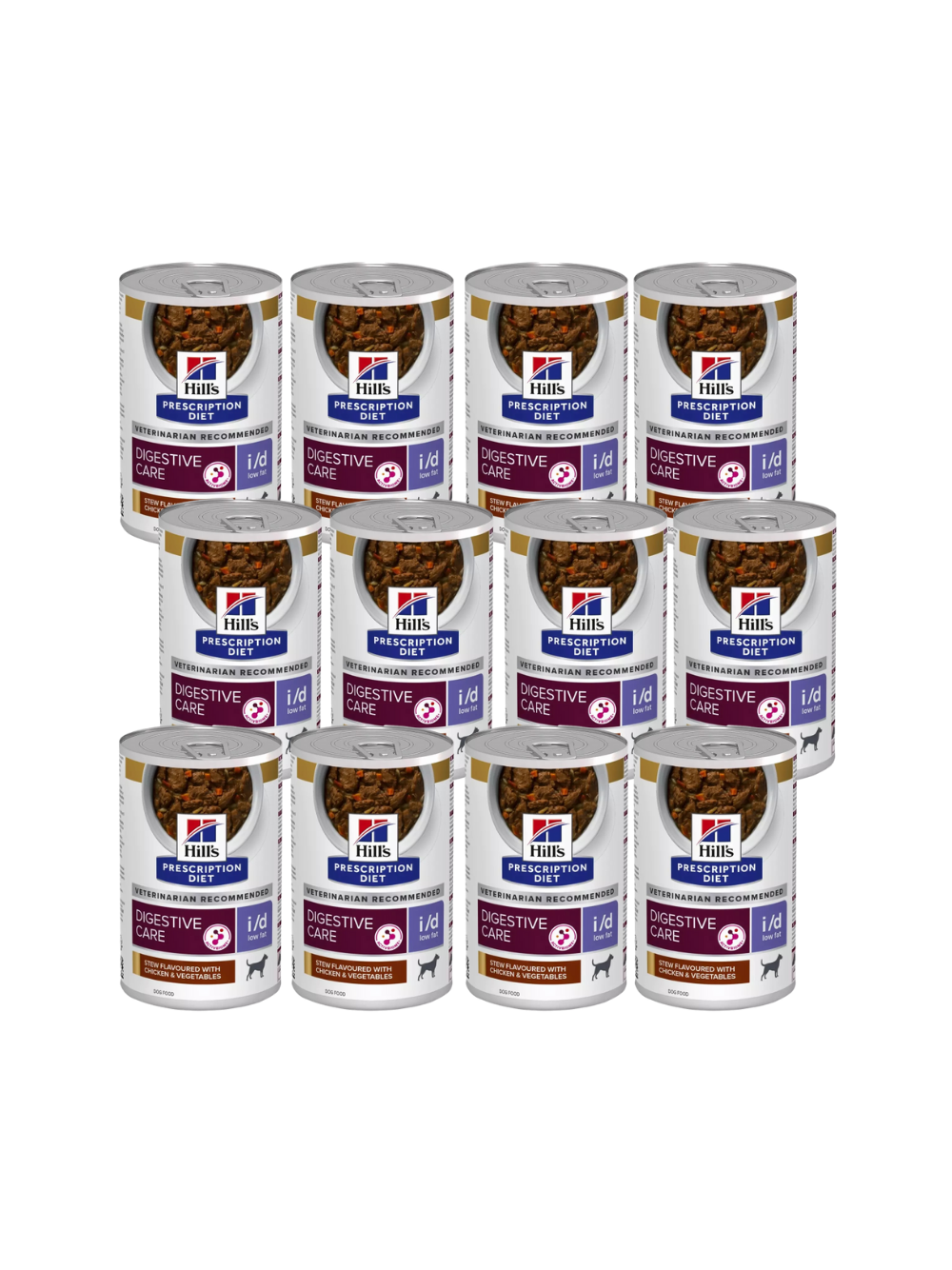 HILL'S PD Prescription Diet Canine i/d Low Fat gulasz 12x354g - puszka