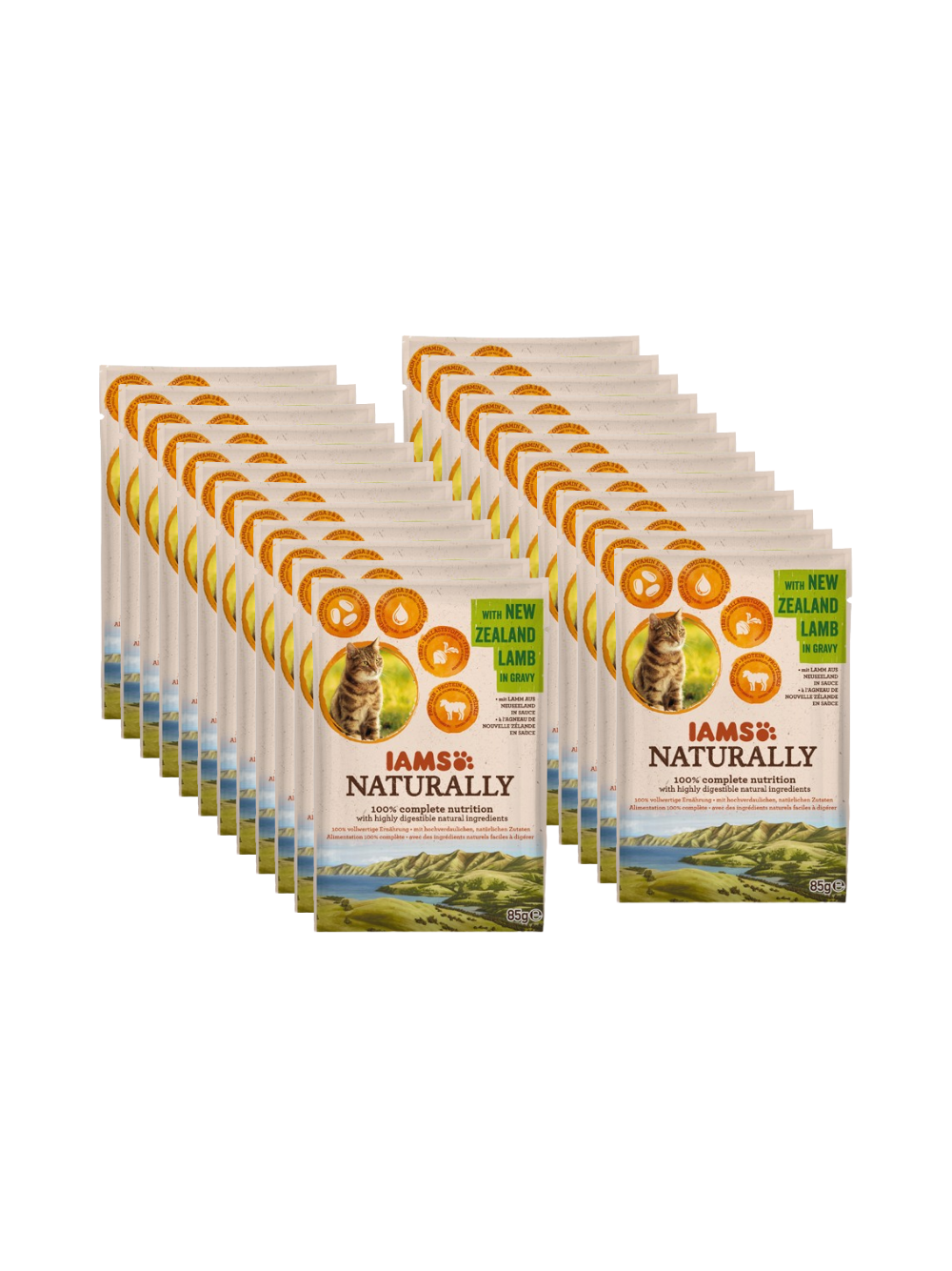 IAMS - Naturally Z Jagnięciną nowozelandzką w sosie 24x85g