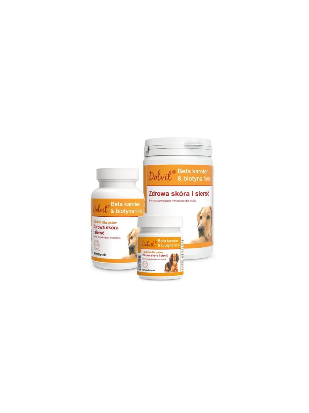Dolvit Beta karoten & biotyna forte Mini 2x90 tabletek