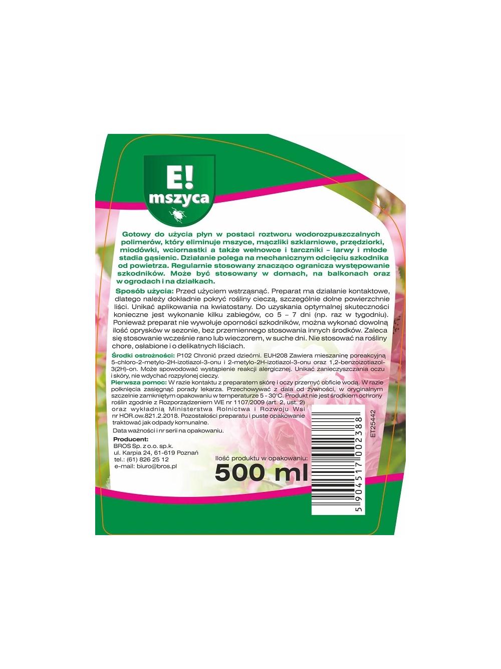 BROS – E! mszyca – płyn 500ml