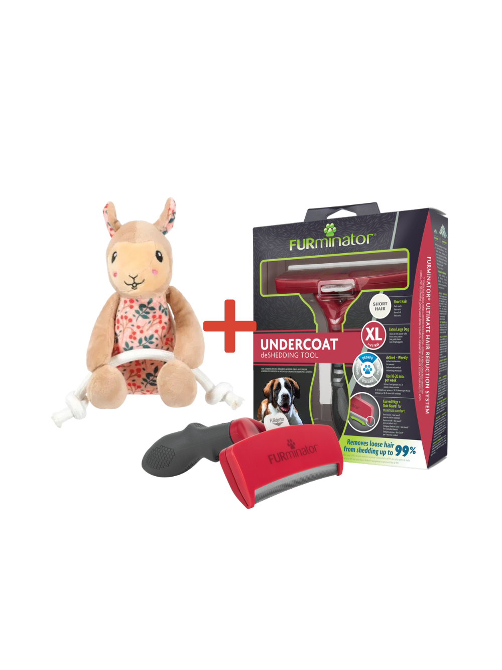 FURMINATOR  dla psów krótkowłosych - Giant + Zabawka dla psa GRATIS!