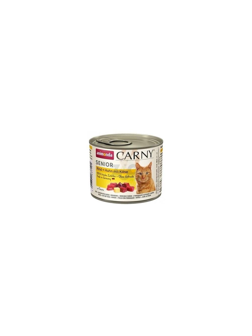 ANIMONDA Cat Carny Senior smak: kurczak z serem 6x200g
