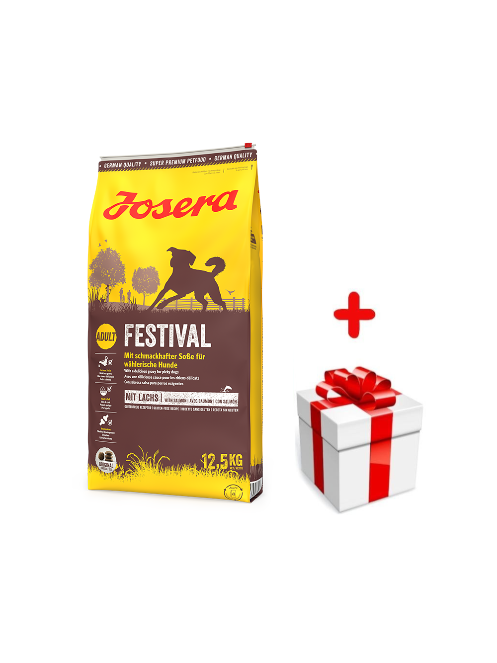 JOSERA Festival 12,5kg + niespodzianka dla psa GRATIS!